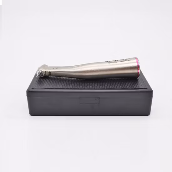 Titanium Material 1: 4.2 Increasing Inner Push Button Dental Fiber Optic Contra Angle